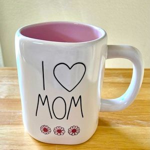 RAE DUNN “I 🩷 Mom” Artisan Collection Coffee Mug